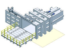 Vacuumchamber for Elektrobeam Welding Machine