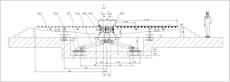 Thick plate turn over device